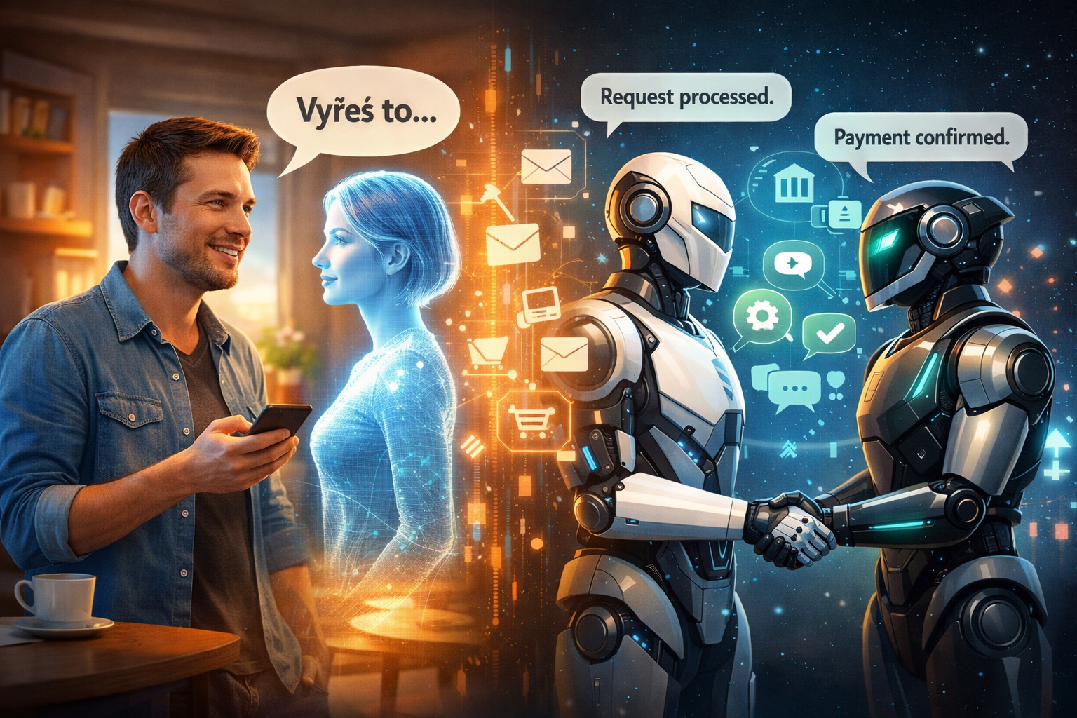 Budoucnost zákaznické komunikace: Když si mezi sebou povídají roboti (a my mezitím koukáme na Netflix)
